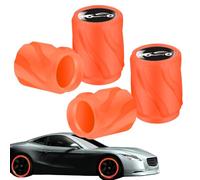 Ventilkappen für Autoreifen, leuchtend, fluoreszierend, für 4 Autos/Geländewagen/ /Trucks/Motorroller, Auto