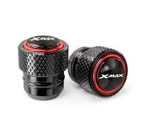 Ventilkappenteile Motorrad Reifenventil Abdeckkappe Für Yamaha Xmax 300 400 250 125 XMAX300 XMAX400 XMAX250 XMAX125(Rosso)