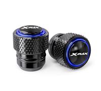 Ventilkappenteile Motorrad Reifenventil Abdeckkappe Für Yamaha Xmax 300 400 250 125 XMAX300 XMAX400 XMAX250 XMAX125(Blu)