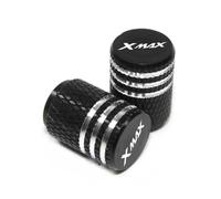 Ventilkappenteile Motorrad Reifenventilkappe Staubdicht Universell Passend Für Yamaha Xmax 125, 250, 300 400(Nero)