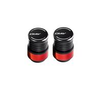 Ventilkappenteile Motorradzubehör Rad Reifenventilkappen Luftdichte Abdeckungen Für Ducati DIAVEL S1260(Rosso)