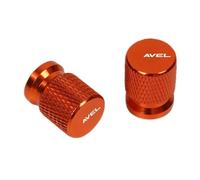 Ventilkappenteile Motorradzubehör Reifenventil Abdeckkappe Für Ducati Diavel 1260 S 2019-2024 2020-2024(Orange)