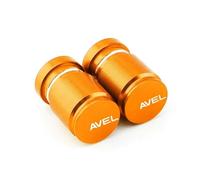 Ventilkappenteile Motorradzubehör Reifenventilkappe Für Ducati Diavel V4 1200 1260 /S Carbon Cromo Strada(Orange)