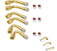 Ventilverlängerung Kupfer, Winkeladapter, Reifenventil, Auto Motorrad, 6 Stück