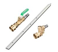 Ventilverlängerung Set Autoventil Hebelstecker Air Chuck Reifenfüller Schlauch, Reifenfüllschlauch Messing Adapter Fahrradventil Verbindung Reifendruckprüfer Autoreifen Ventil