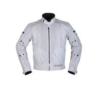 Herren Motorrad Jacke 6XL kurz - Modeka Veo Air - Sommer Textil Mesh hellgrau