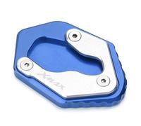 Verbreiterte Rutschhemmung Motorrad Zubehör Kickstand Enlarger Fuß Seite Stehen Verlängerung Pad Für Yamaha Xmax 125 250 300 350 400(Blu)