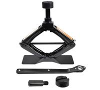 Verda Scherenwagenheber 2T, 104-425 mm, Car Jack Kit mit Ratsche, Stahlsäule und Gummi, Auto Heber, vergrößerte Stahlplatte, tragbarer Wagenheber für PKW MPV SUV SN4568