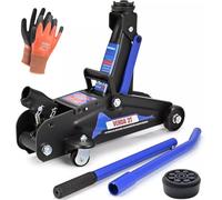 Wagenheber 2T + Gummiauflage + Montagehandschuhe Autoheber 130-330 mm SN3062