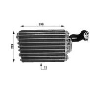 Verdampfer, Klimaanlage MAHLE AE 31 000S