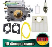Vergaser Dichtungen Zündkerze Kit für Husqvarna 61 266 268 272 Kettensägen DE