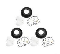 Vergaser Dichtungssatz Rubber Metall für Daytona 900 | 3er Set, Mikuni BST36 kompatibel, Rubber und Metall, langlebig, präzise Passform