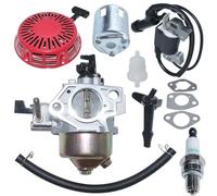 Vergaser Düsen Vergaseranlagen Vergaser Recoil Pull Starter Für GX390 13HP Für GX 390 Rasenmäher Motor Teil Zündspule Choke Stange Dichtung Cup Kit