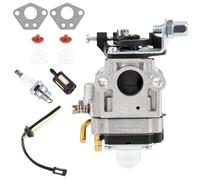Vergaser für Motorsense 52 cc 49 cc 43 cc Motor Vergaser mit Dichtung Carbu-Set mit Dichtung Kettensäge Vergaser Kit für 52cc 49cc 43cc Rasenmäher Trimmer Vergaser Kits mit Dichtung für Heckenschere