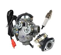 Vergaser für PD24J 24 mm Vergaser Elektro-Choke für GY6 4-Takt 125 cc 150 cc Roller ATV Vergaser-Kit (Größe: A)