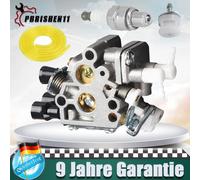 Vergaser für Stihl HS46 HS56 ZAMA C1T-S195 C1T-S195E Zündkerzen 7010-871-0231