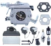 Vergaser für STIHL MS 210, MS 230, MS 250, 021, 023, 025 Kettensäge, ADEFOL Vergaser Reparatursatz Motorsäge Ersatzteile inklusive Dichtung Benzinschlauch Tankdeckel Zündkerze 13 in 1