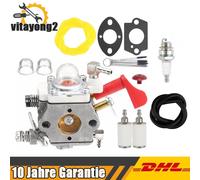 Vergaser Kit für Walbro WT 997 664 668 mit Kraftstoffleitung Kraftstofffilter