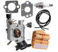 Vergaser Kit Luftfilter Rasenmäher Zündkapsel Zündkerze 445 445E 450 450E