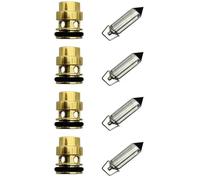 Vergaser-Kit Motorrad Vergaser Reparatur Umgebaut Kit Schwimmende Nadel Sitz Ventil Teile Für Mikuni KX125 KX 125(16 SET)