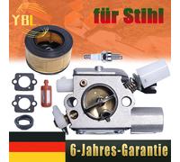 Vergaser Kraftstoffschlauch Zündkerze für Stihl MS231 MS251 MS251C Zama C1Q-S296