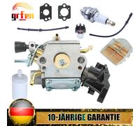 Vergaser Luftfilter Zündkerze für Husqvarna 450 445E 450E Kettensäge Dichtungen