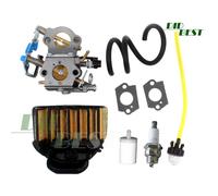 Vergaser Luftfilter Zündkerze für Husqvarna 455E 455 460 Motorsäge Walbro WTA-29