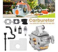 Vergaser Luftfilter Zündkerze für Stihl 018 017 MS170 MS180 TS400 Motorsäge