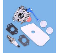 Vergaser Luftfilter Zündkerze Kit Fit für Husqvarna 128C 128L Jonsered CC2128
