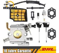 Vergaser Luftfilter Zündkerze mit Heizölleitung für STIHL 020T MS200 MS200T 020