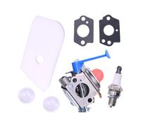 Vergaser Luftfilter Zündkerze Set Fit für Husqvarna 128C 128L Jonsered BC2128