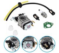 Vergaser mit Zündkerze für Motorsense 52ccm 49ccm passend für Fuxtec Timbertech