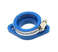 Vergaser Motoren Für MIKUNI Für KOSO PE Adapter Einlass Ansaugrohr Gummi Für PWK21-34 Motocross Lufteinlass Motorrad Vergaser(21-30mm blue)