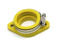 Vergaser Motoren Für MIKUNI Für KOSO PE Adapter Einlass Ansaugrohr Gummi Für PWK21-34 Motocross Lufteinlass Motorrad Vergaser(32-34mm yellow)