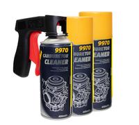 Vergaser Reiniger 3 X 400 ml Vergaserreiniger MANNOL 9970 mit Pistolengriff