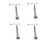 Vergaser-Reinigungsset Kraftstoff Für CV Für Keihin Für Butterfly Style 27006-88 Leerlaufschraube Zündkerze Motorradvergaser-Reparatursatz(4 Sets)