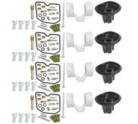 Vergaser Reparatur Kit Für Zephyr 400 Für Keihin Für CVK Für ZR400 Für ZR 1989-1995 Nadel Ventil Dichtung Kolben Membran Mit Float Ventildichtung(Style4)