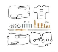 Vergaser Reparaturset für Keihin FCR 28 32 33 35 37 39 41 mm, Komplettes Dichtungssatz mit Düsen O-Ringen aus Metall für Motorrad Wartung, Einfacher Einbau für optimale Motorleistung