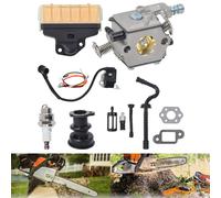 Vergaser Satz Zündspule Zündkerze Für STIHL Walbro MS210 MS230 MS250 021/023/025