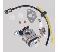 Vergaser Schlauch Zündkerze Satz Fit für AL-KO BC-410 BC-4535 BC-4125