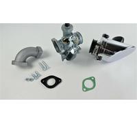 Vergaser Set VM 22 Chrom Luftfilter für Skyteam 125 Skymax Monkey Pitbike u.a.