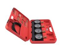 Vergaser Synchronisierer - Motorrad Vergaser Einstellwerkzeug | Synchronisierungsset Mit Manometer | Für Alltagspendler Werkstatt Outdoor Touring Straßenbetrieb