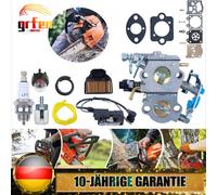 Vergaser Zündkerze Kit für Husqvarna 340 345 350 346 353 357 544047001 544227401
