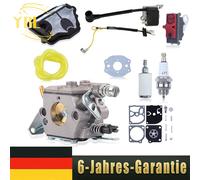 Vergaser Zündspule für Husqvarna 36 41 136 137 141 142 142E mit Kraftstofffilter