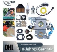 Vergaser Zündspule Zündspule Set für Husqvarna 340 345 350 346 353 357 544047001