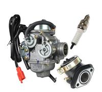Vergaseranlagen 24mm Motorräder Für PD24J Vergaser Choke Für GY6 125cc 150cc Roller Für ATV 4 Takt Carb Vergaser(A)