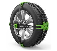 Veriga T-S50 TRACTIVA SPORT Laufflächen Schneeketten Satz (1 Paar= 2 Stück) automatische Spannung & komfortable Montage für PKW & Elektrofahrzeuge