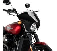 Verkleidung Batwing + Windschild für Harley Davidson Street 750 17-20 rauchg