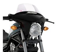 Verkleidung Batwing + Windschild für Honda Rebel 500 CMX 17-19 transp.
