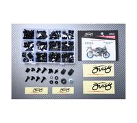 Verkleidungsschrauben Ergänzungsatz Schwarz APRILIA RS4 125 2007-2011